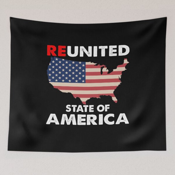Item preview, Reunited State of America Flag Vintage designed and sold by Niishouseca.