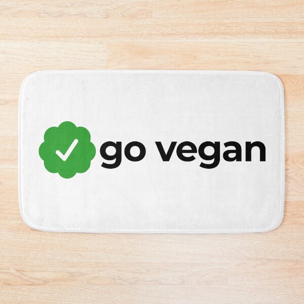 Item preview, Go vegan with green check designed and sold by EnjoyMyTees.