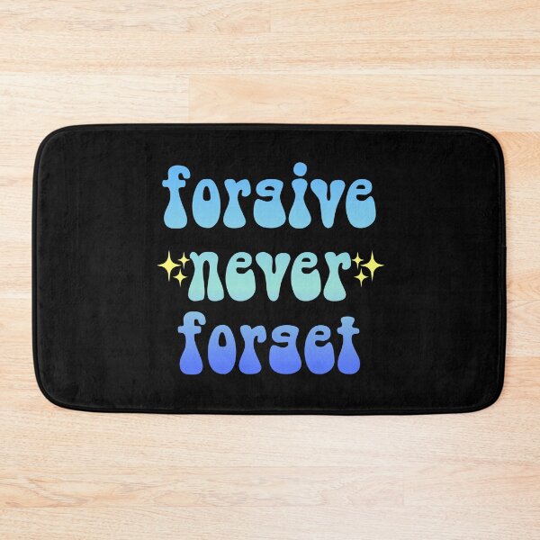 Item preview, forgive never forget sparkly gradient Meme Text designed and sold by everything4eva.