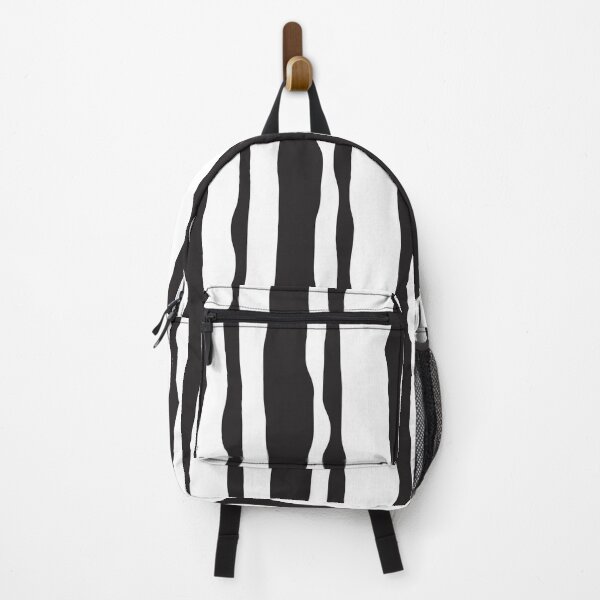 Item preview, Black & White Ragged Stripes designed and sold by Gubbz.