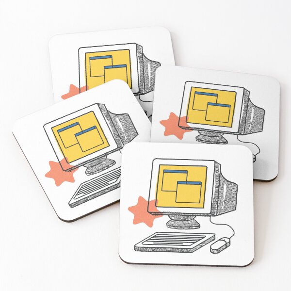 Item preview, Retro computer designed and sold by Sara Marcos.