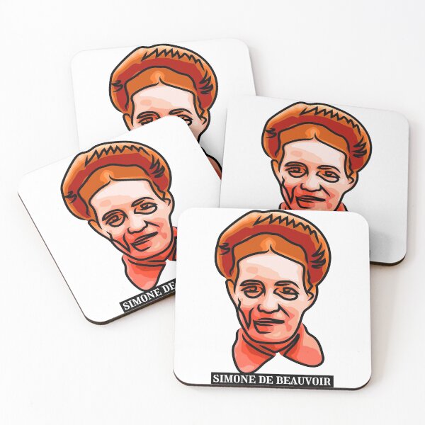 Item preview, Portrait of Simone de Beauvoir designed and sold by Xdelacra.
