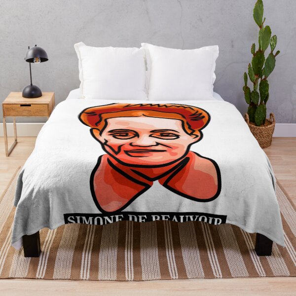 Item preview, Portrait of Simone de Beauvoir designed and sold by Xdelacra.