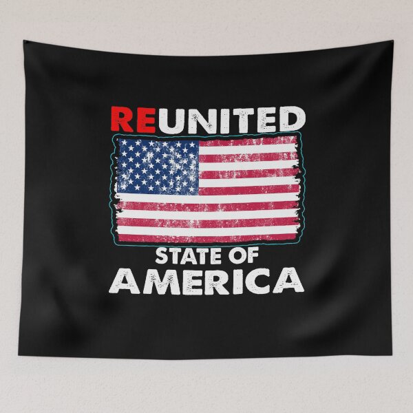 Item preview, Reunited State of America Flag designed and sold by Niishouseca.