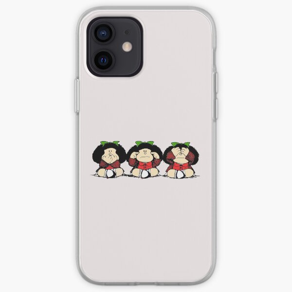 Mafalda y sus gestos Funda blanda para iPhone