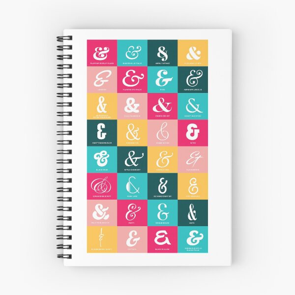 Item preview, Ampersand Typography Chart designed and sold by rofocreative.