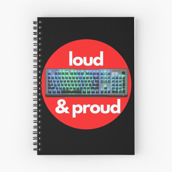 Item preview, Loud & Proud- Mechanical Keyboards for Gaming and Coding designed and sold by UnleyDesign.