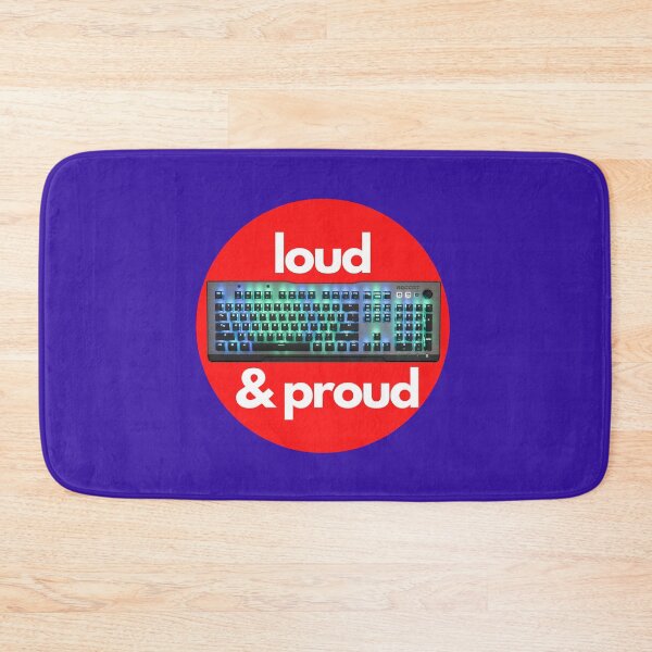 Item preview, Loud & Proud- Mechanical Keyboards for Gaming and Coding designed and sold by UnleyDesign.