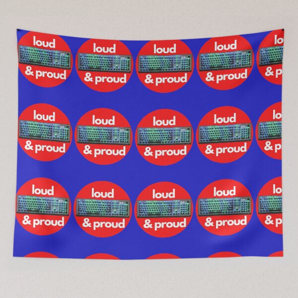 Item preview, Loud & Proud- Mechanical Keyboards for Gaming and Coding designed and sold by UnleyDesign.
