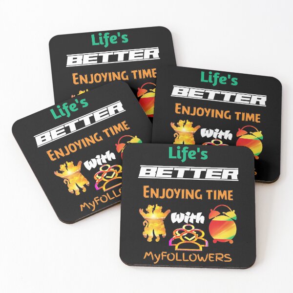 Item preview, Life is better enjoying time with my followers,,, life is bettter with myfollowers,, - designed and sold by Chakilogy.