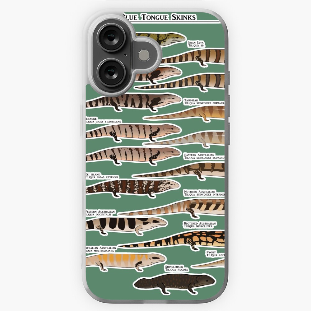 Blue tongue skink species natural history Sticker