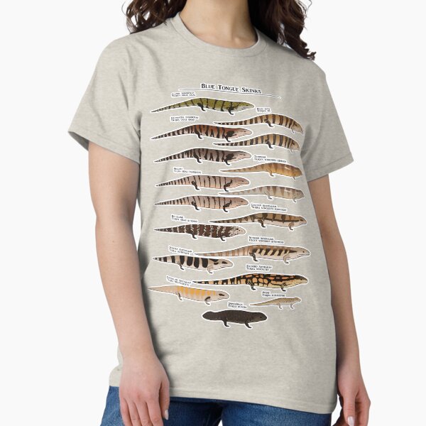Vista previa del artículo con la obra «Historia natural de la especie de eslizón de lengua azul», diseñado y vendido por InterfectorFactory.