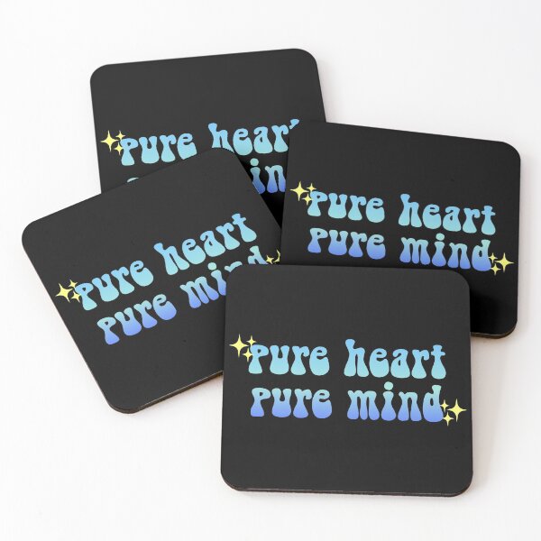Item preview, pure heart pure mind sparkly gradient Meme Text designed and sold by everything4eva.