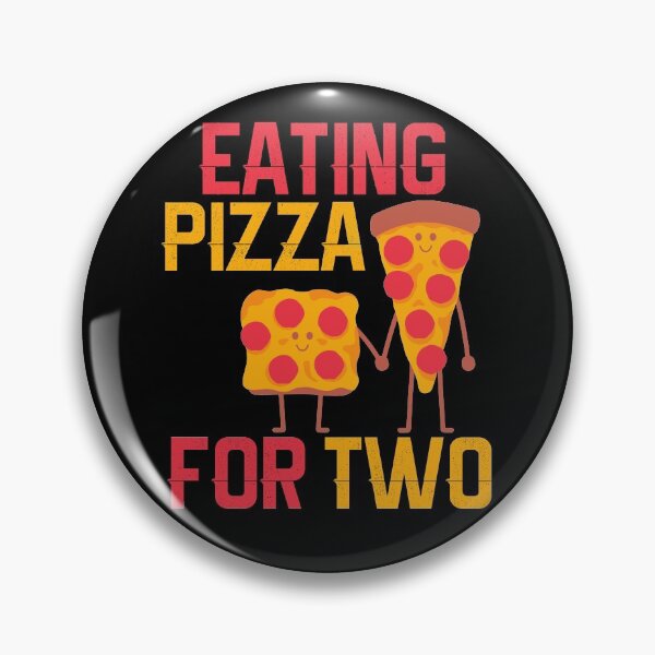 Item preview, Eating pizza for two - gift for pregnant pizza lovers designed and sold by hyggekrog.