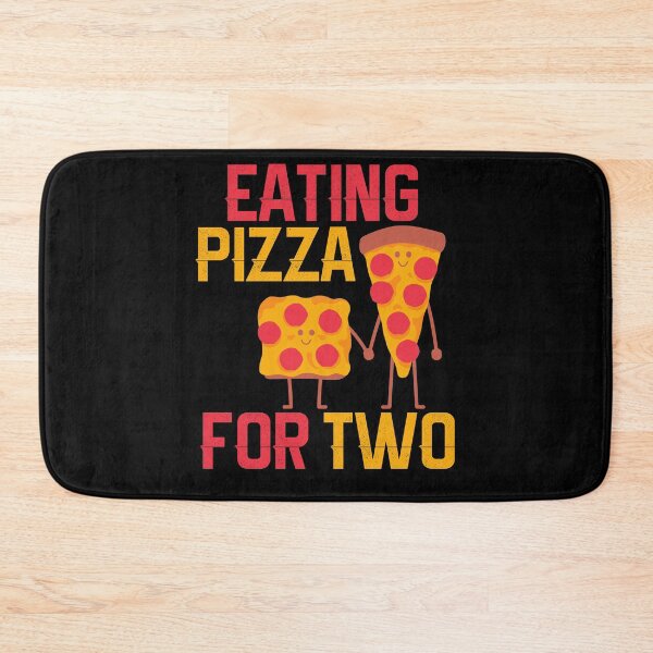 Item preview, Eating pizza for two - gift for pregnant pizza lovers designed and sold by hyggekrog.
