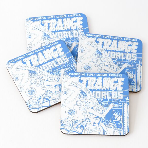 Item preview, Strange World No 4 Blue Line Art  designed and sold by Steve Parknsons.