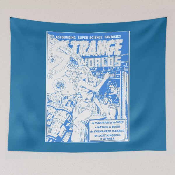 Item preview, Strange World No 4 Blue Line Art  designed and sold by Steve Parknsons.