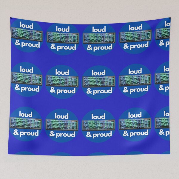 Item preview, Loud & Proud- Mechanical Keyboards for Gaming and Coding  designed and sold by UnleyDesign.