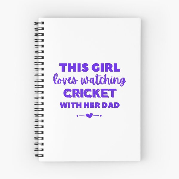 Item preview, This girl loves watching cricket with her dad designed and sold by TheGreenGoat.