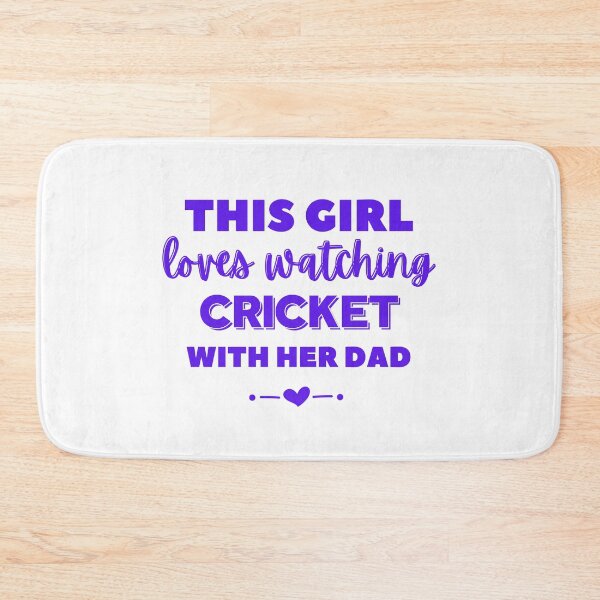 Item preview, This girl loves watching cricket with her dad designed and sold by TheGreenGoat.