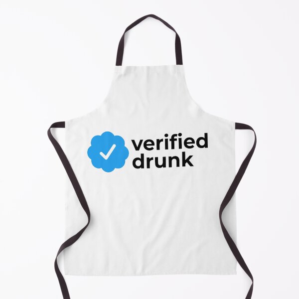 Item preview, Verified drunk with check sign designed and sold by EnjoyMyTees.