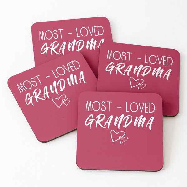 Item preview, Most-Loved Grandma Shirt Hearts Cute Mothers Day Gifts Pullover Hoodie designed and sold by FunnyDSN.