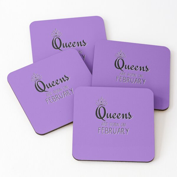 Item preview, Queens Are Born On February designed and sold by denofartists.