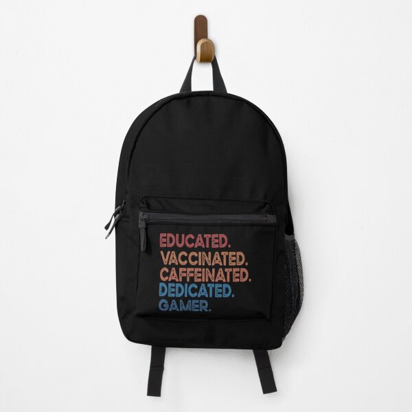 Item preview, educated  vaccinated caffeinated dedicated gamer designed and sold by OzyManDiaS90.