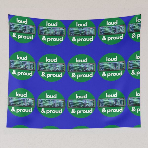 Item preview, Loud & Proud- Mechanical Keyboards for Gaming and Coding designed and sold by UnleyDesign.