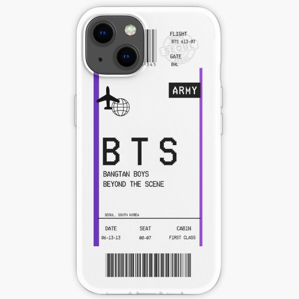 BTS "Bordkarte" iPhone Flexible Hülle