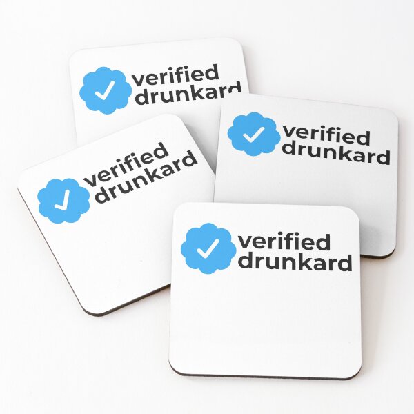 Item preview, Verified drunkard designed and sold by EnjoyMyTees.