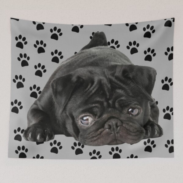 Item preview, Adorable Black Pug  designed and sold by THISPUGVIBE.