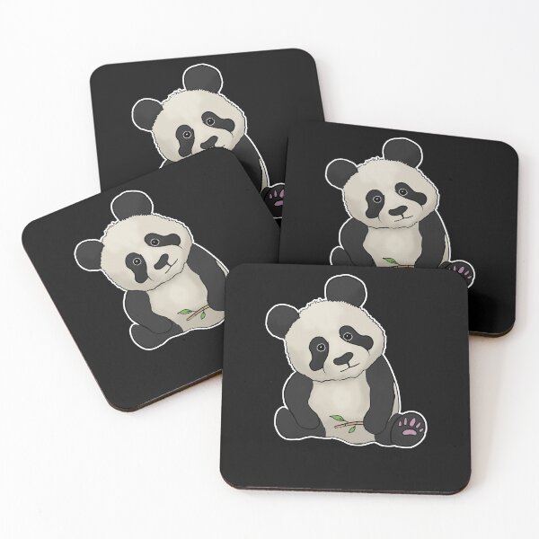 Item preview, Cute Panda hand drawn sad face bamboo designed and sold by Mesyo.