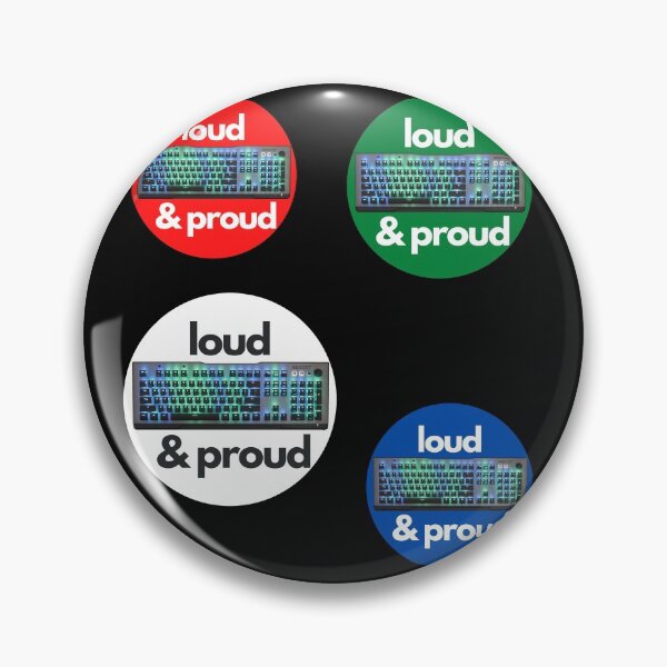 Item preview, Loud & Proud- Mechanical Keyboards 4 Sticker Pack designed and sold by UnleyDesign.