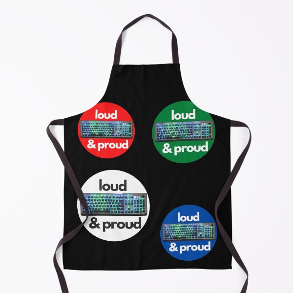 Item preview, Loud & Proud- Mechanical Keyboards 4 Sticker Pack designed and sold by UnleyDesign.