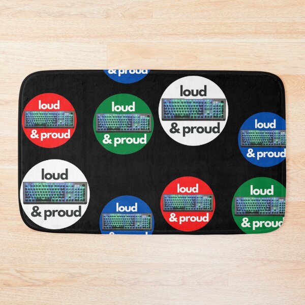 Item preview, Loud & Proud- Mechanical Keyboards 4 Sticker Pack designed and sold by UnleyDesign.