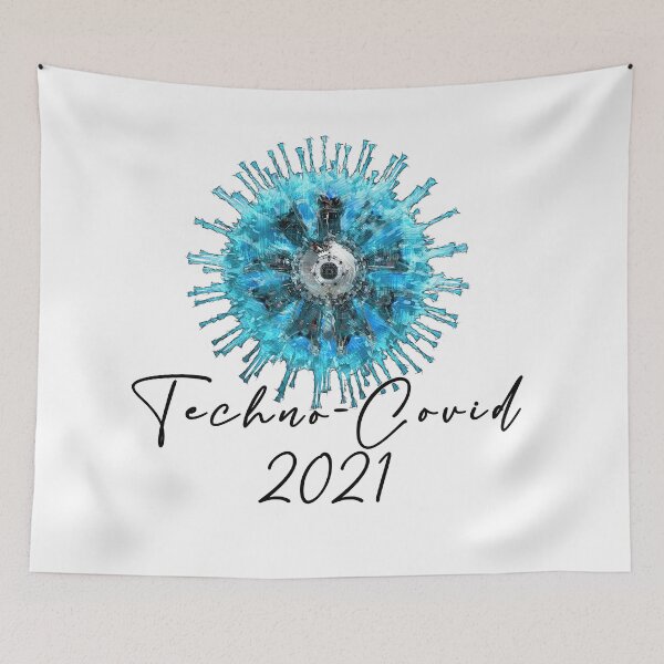 Item preview, TechnoCovid designed and sold by KAFDESIGN.