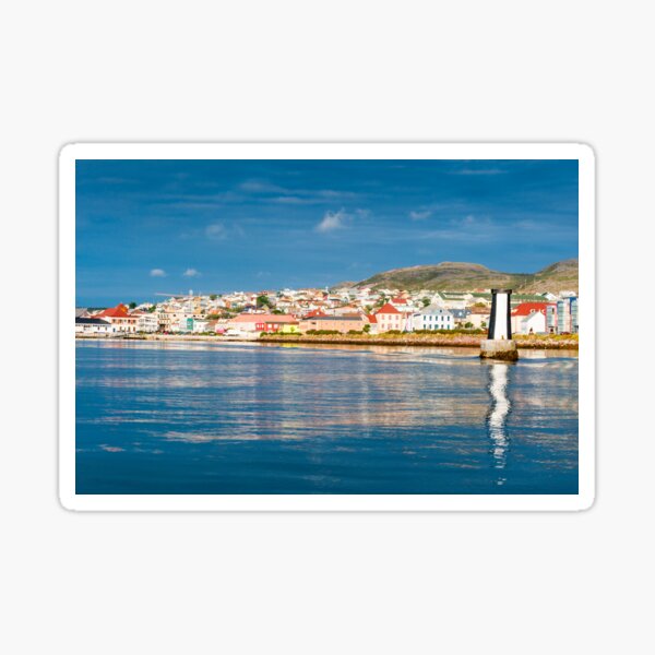 The harbour of Saint Pierre Sticker