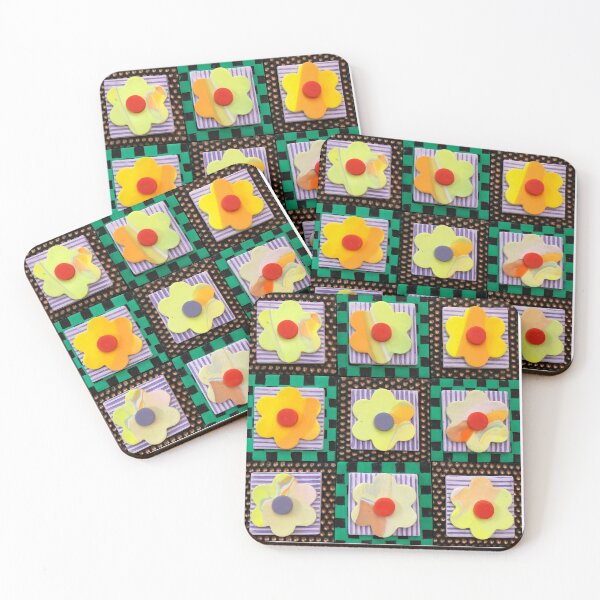 Item preview, Yellow Flowers On Seersucker designed and sold by prunellaparsnip.