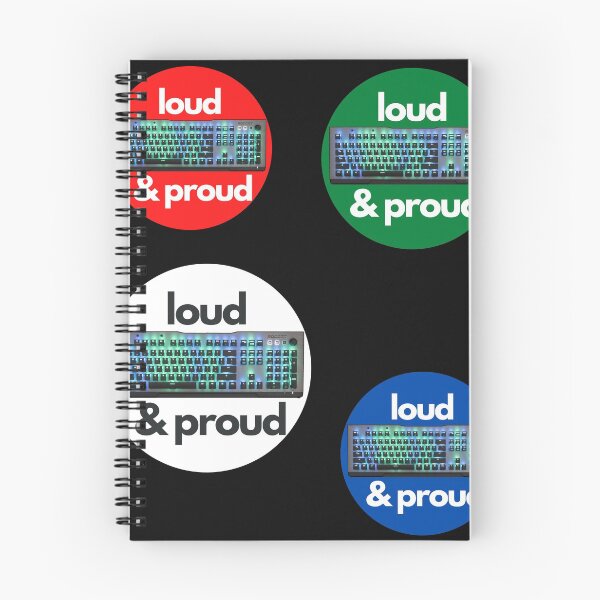 Item preview, Loud & Proud- Mechanical Keyboards 4 Sticker Pack designed and sold by UnleyDesign.