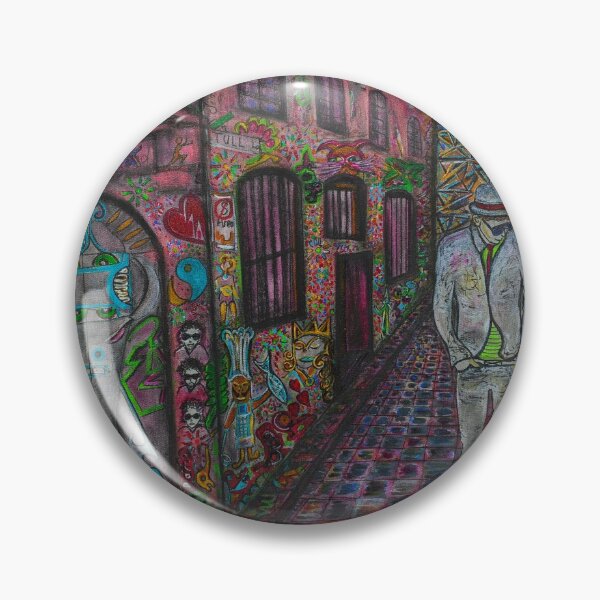 Item preview, Graffiti  Lane.. Cobblestone lane way. Nightowl designed and sold by Vincent Loverso.