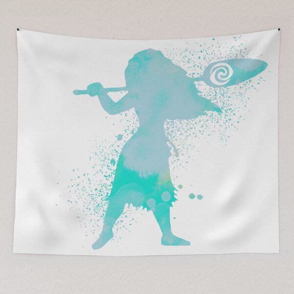Item preview, Moana in watercolors designed and sold by magenta-dream.