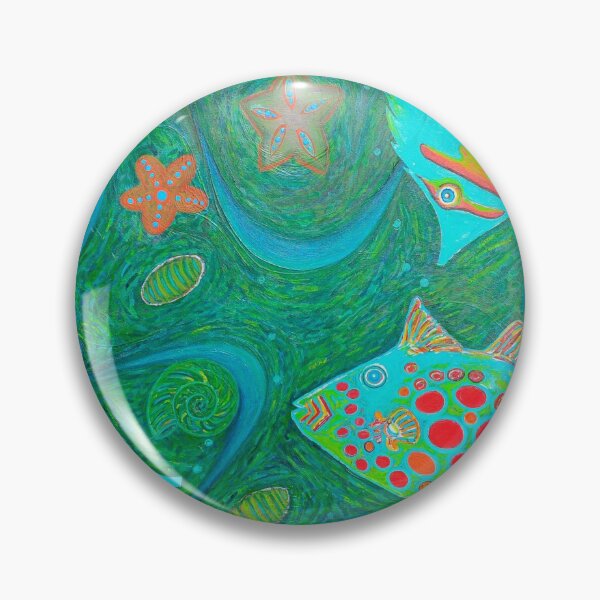 Item preview,  Colourful Ocean Fish.water green patterns designed and sold by Vincent Loverso.