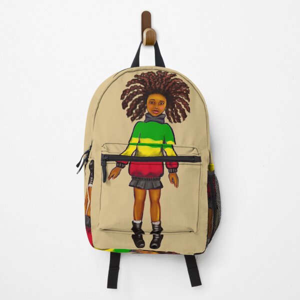 Item preview, Rasta Jamaica jumper - manga anime Jamaican girl with colours of Rastafarian flag in red, green and gold designed and sold by Artonmytee.