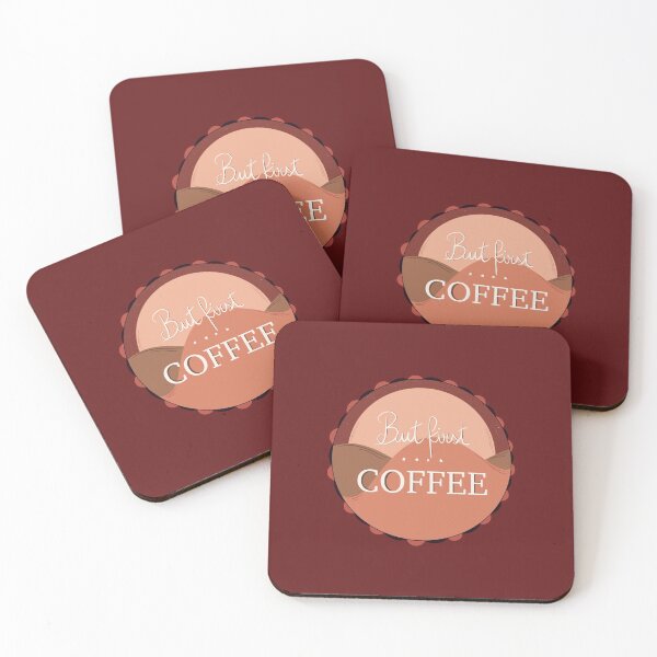 Item preview, But first Coffee Handwritten Circle Design designed and sold by bubblyshades.