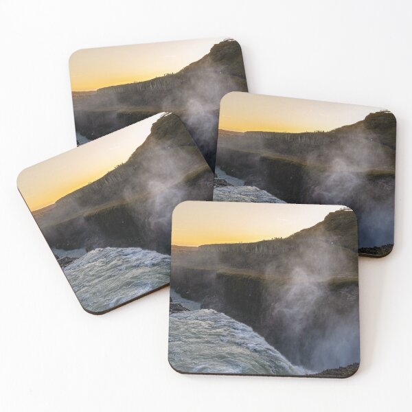 Item preview, Misty Gullfoss Iceland Waterfall designed and sold by Catherine Reading.