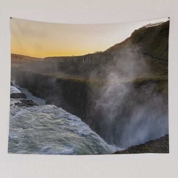 Item preview, Misty Gullfoss Iceland Waterfall designed and sold by Catherine Reading.