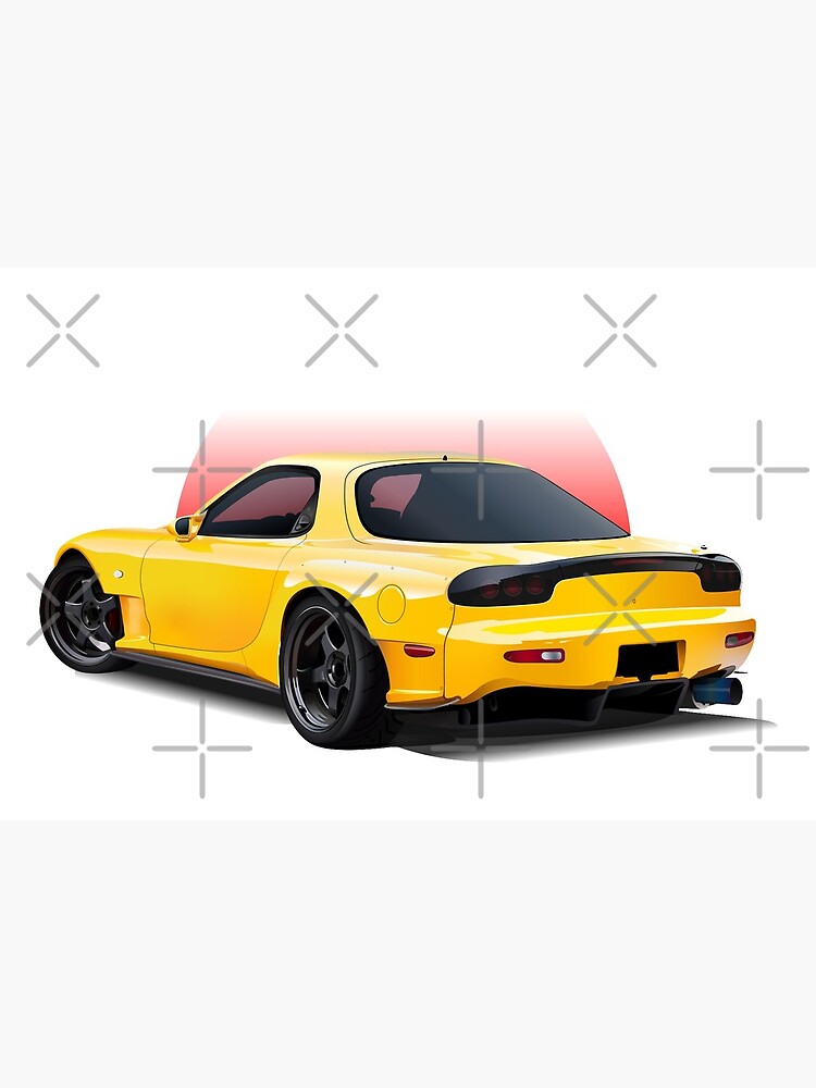 Mazda RX7 Dominic Toretto Fast And Furious Vector Drawing, 47% OFF