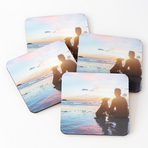 Item preview, A Guy and His Dog Sunset designed and sold by Shanna  Dugan.