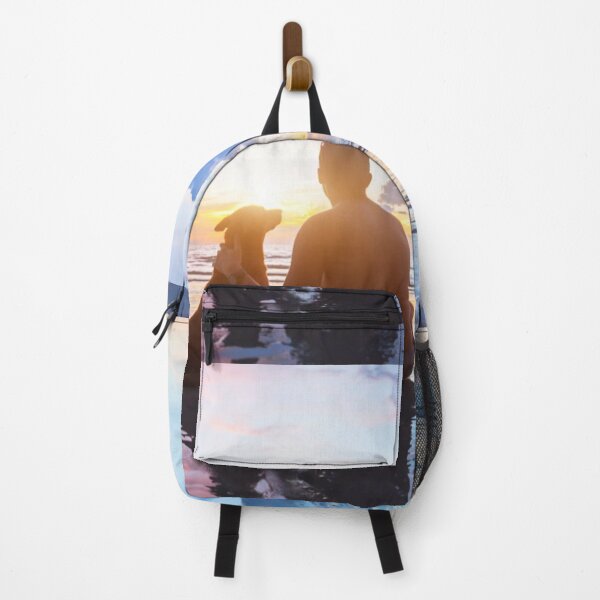 Item preview, A Guy and His Dog Sunset designed and sold by Shanna Dugan.